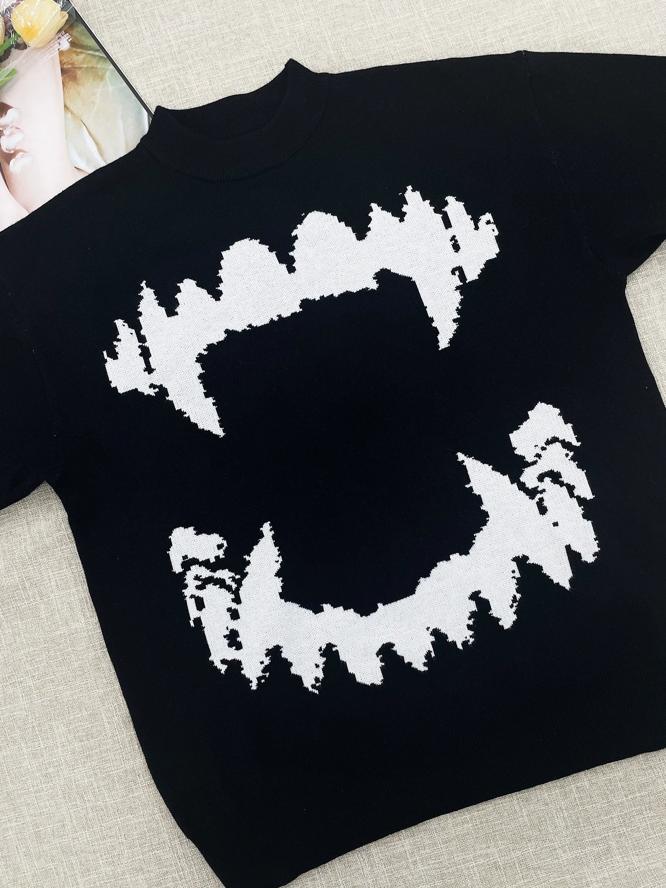 Jehu- Langärmeliger Pullover mit V-Ausschnitt für Herren