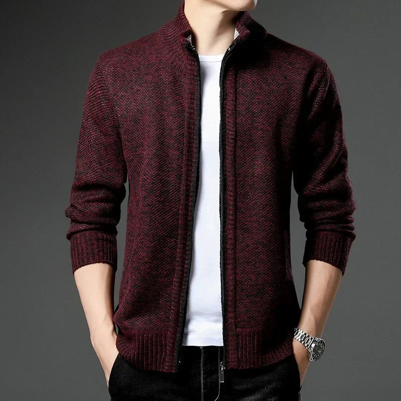Aviv- Fleece Strickjacke für Herren
