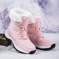Nordika™-Stiefel mit kuscheligem Futter und rutschfester Sohle / Sicherheit und Wärme für extreme Kälte! in Pink