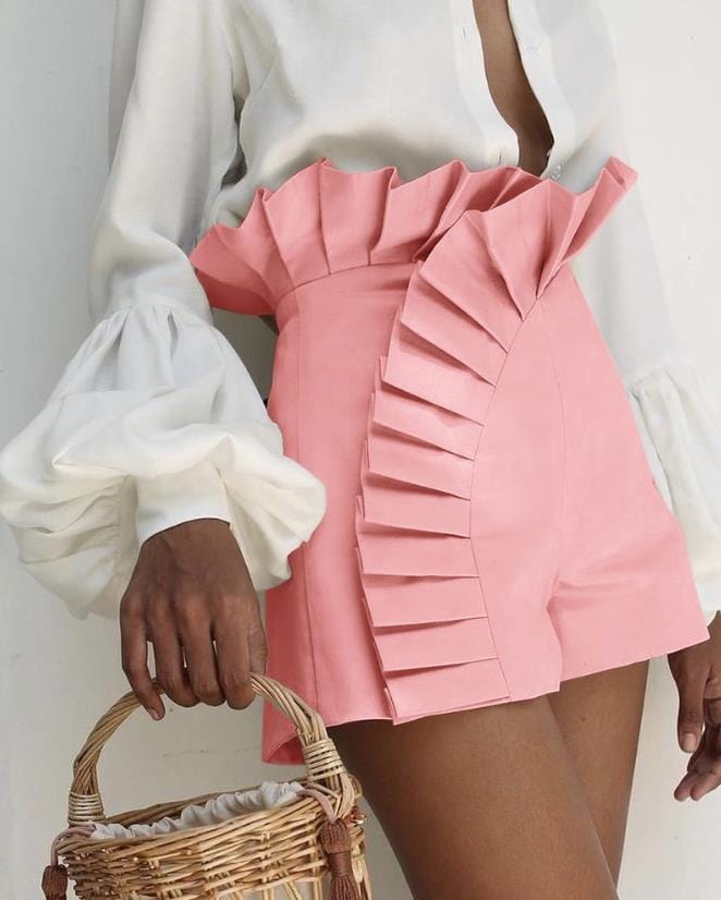 Shorty | Stylische Rüschenshorts