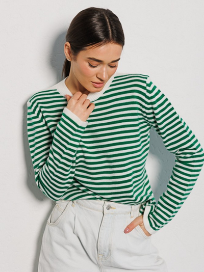 Onnie | Gestreifter Strickpullover