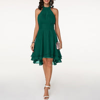 Loren - Schickes Kleid mit Rüschen in Grün