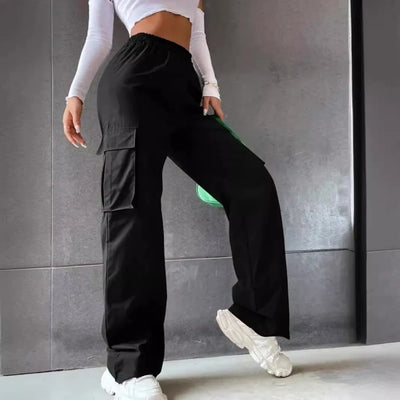 Bertina® | Baggy-Jogginghose für Damen mit hoher Taille