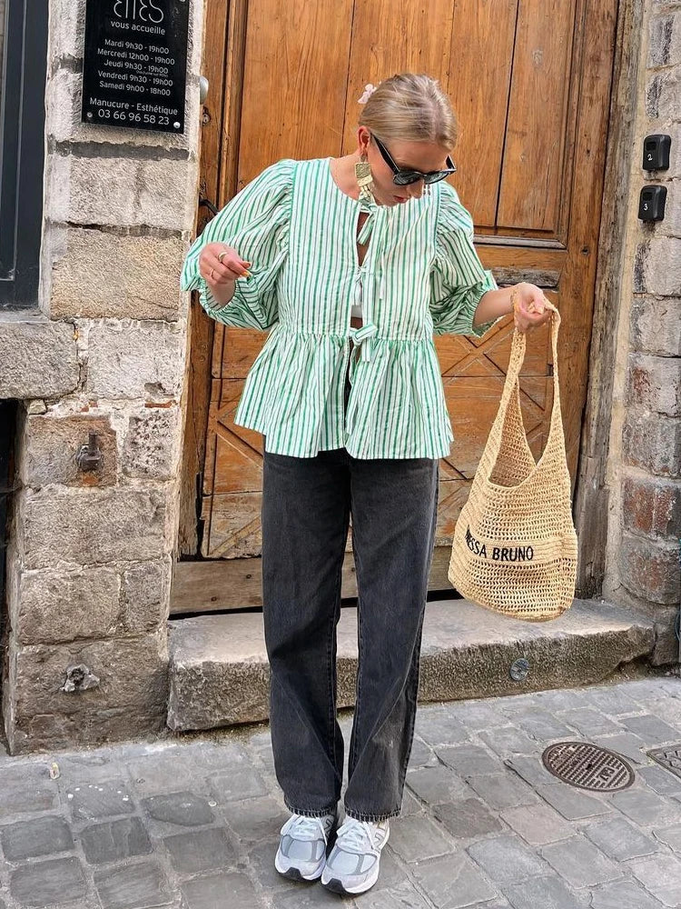 Browscombe® | Elegante Bluse mit Schleifen