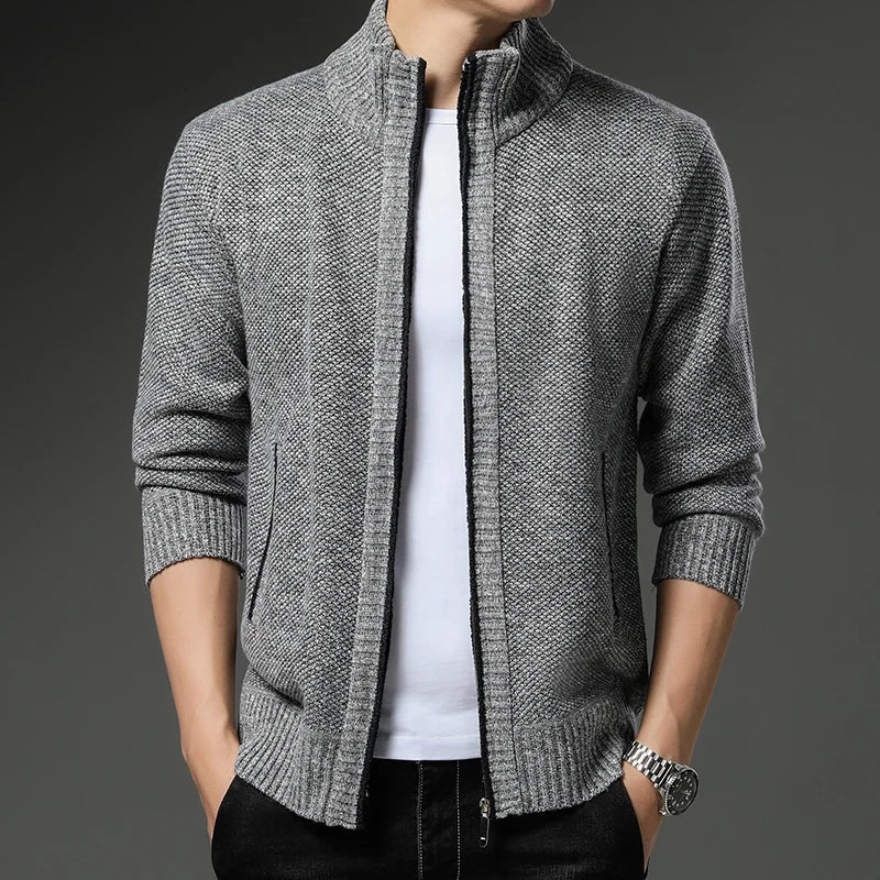 Aviv- Fleece Strickjacke für Herren