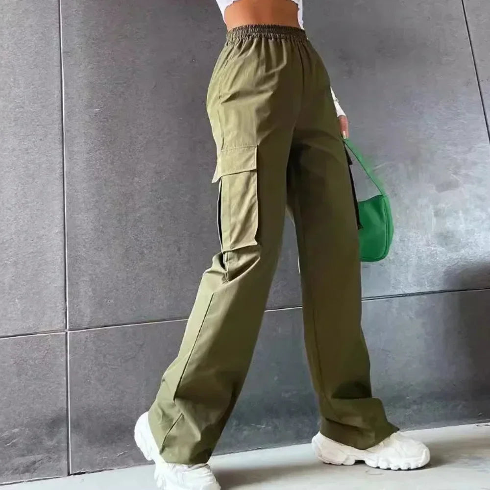 Bertina® | Baggy-Jogginghose für Damen mit hoher Taille