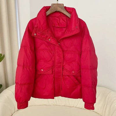 Bertine- Winterjacke mit Stehkragen für Damen