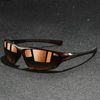 Hedda | Sportliche Polarized-Sonnenbrille in Bronze