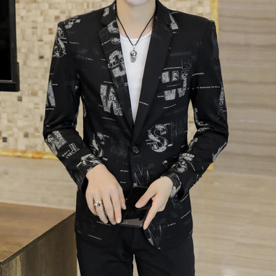 Cason- Eleganter Print-Blazer für Herren