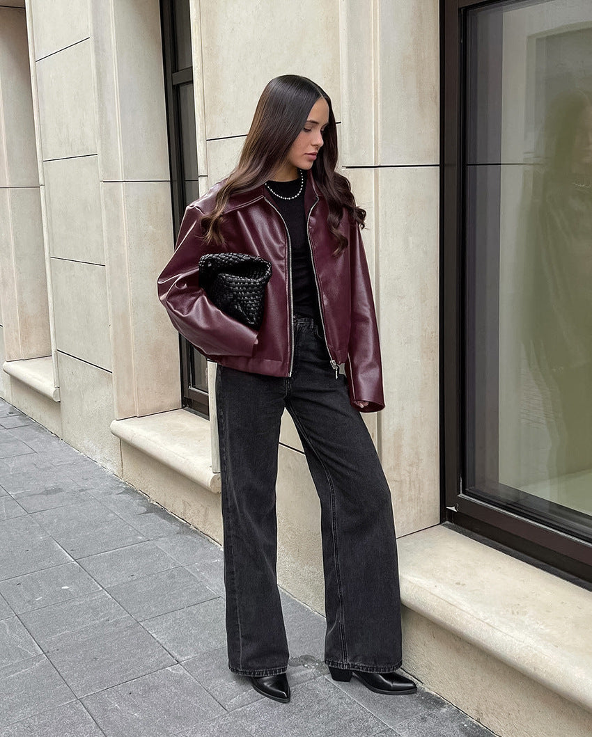 Tara – Elegante Lederjacke