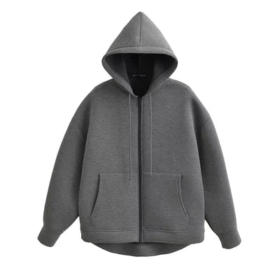 Lässiger Oversize-Hoodie mit Doppeltaschen für Damen | Ideal für den Winter