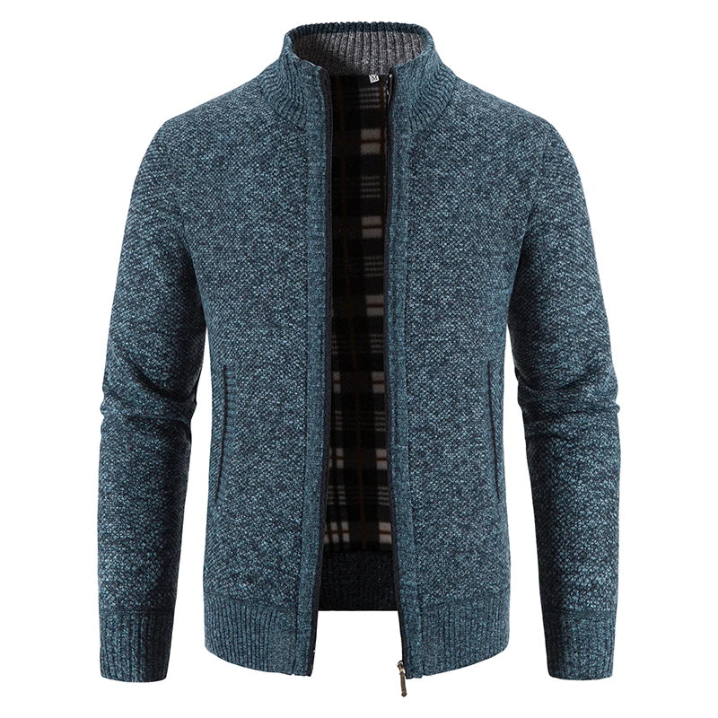 Tovi- Strickjacke mit Umlegekragen für Herren