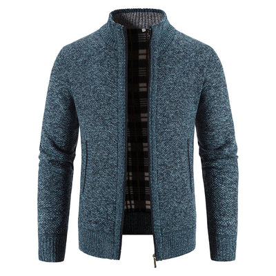 Tovi- Strickjacke mit Umlegekragen für Herren