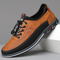 Milan™ Premium-Ledersneaker mit Schnellverschluss-System in Hellbraun