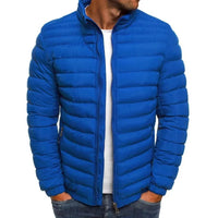 Daniel | Warme Winterliche Jacke in Blau