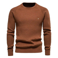 Falk | Pullover mit Karomuster in Braun