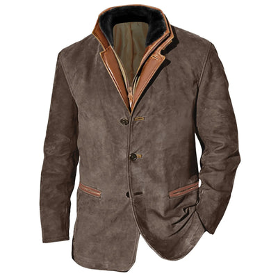 Fudus Herrenjacke in Kaffeebraun - Austin
