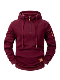 Mason | Sportive Zip-Hoodie in Rot