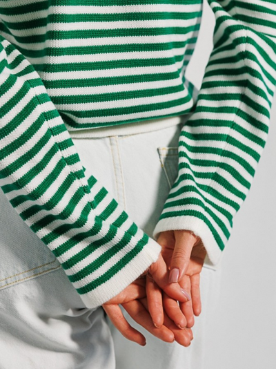 Onnie | Gestreifter Strickpullover