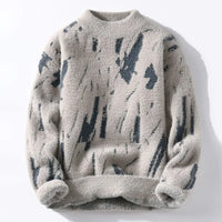 RILEY -Winterdesign-kunstpullover in Beige
