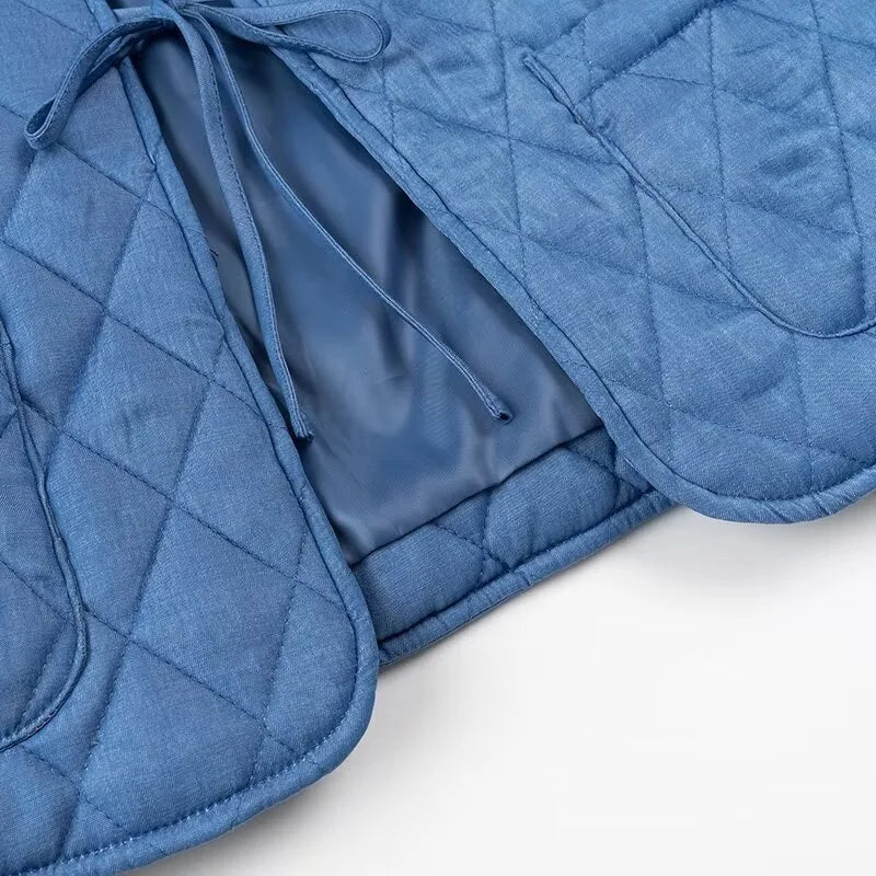 Esmaranda | Gesteppt Jacke mit Kordelzug