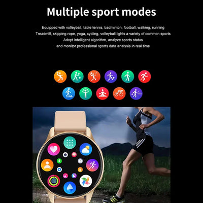 Fudus | Active 2 Damen Bluetooth Smartwatch Mit Herzfrequenz Und Blutdruckmonitor