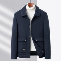 Corlan - Elegante Herbstjacke für Herren in Blau