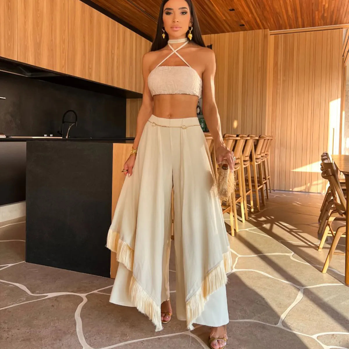 Sabrina | Strandkleid Damen im Kimono-Stil für Strand und Pool