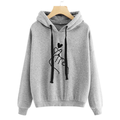 Quin- Langarm Hoodie Sweatshirt für Damen