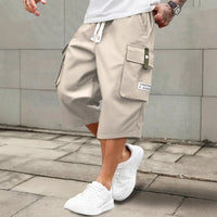Chicago™ Cargo-Shorts mit bequemem Sitz und verlängerter Länge in Beige
