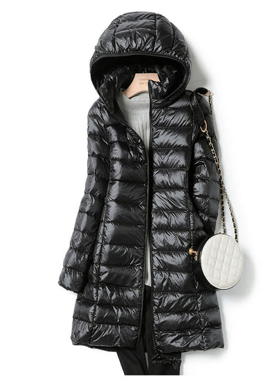 Stilvolle lange Winter Daunenparka für Damen | Ideal für den Winter