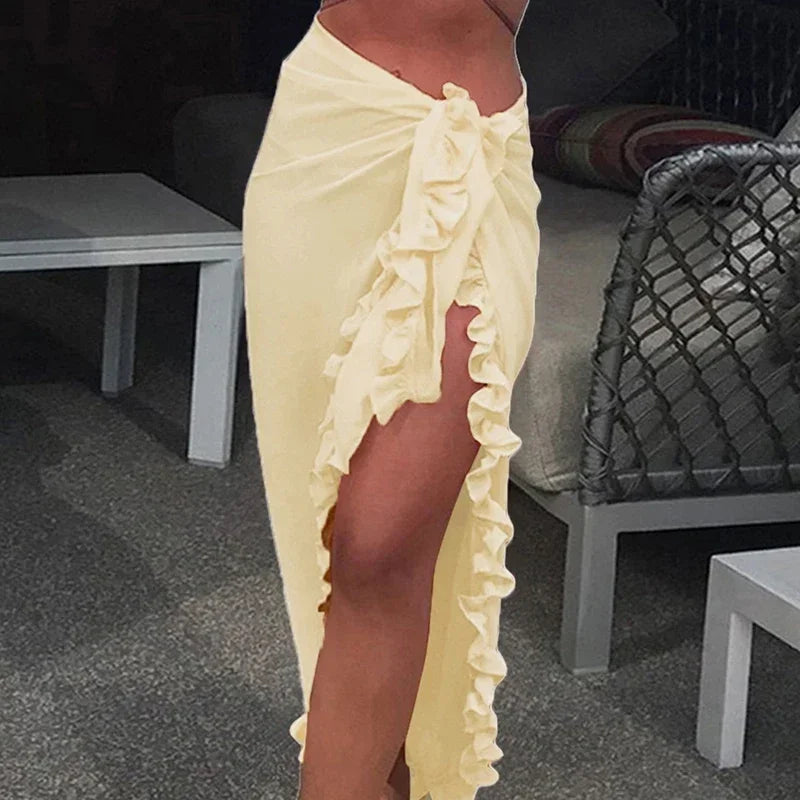 Sandra | Chiffon Strandkleid Damen