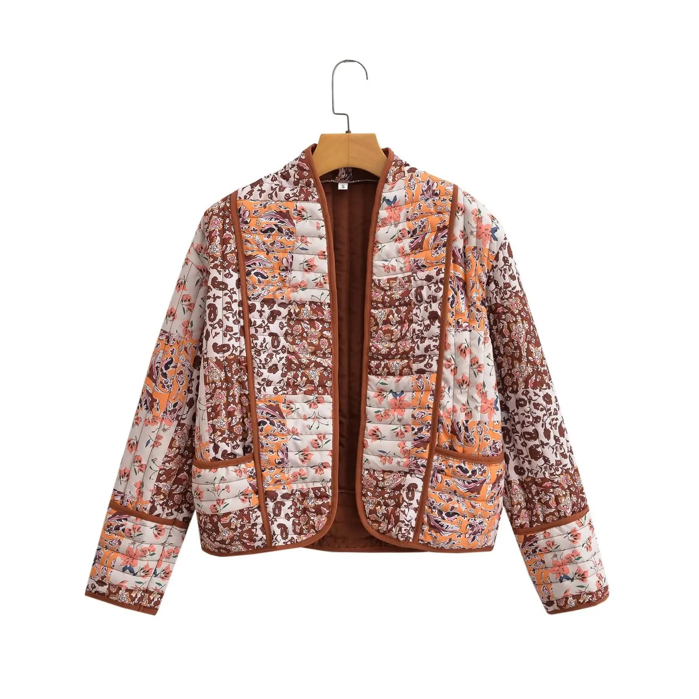 Giselo | Wintermantel mit Blumenmuster