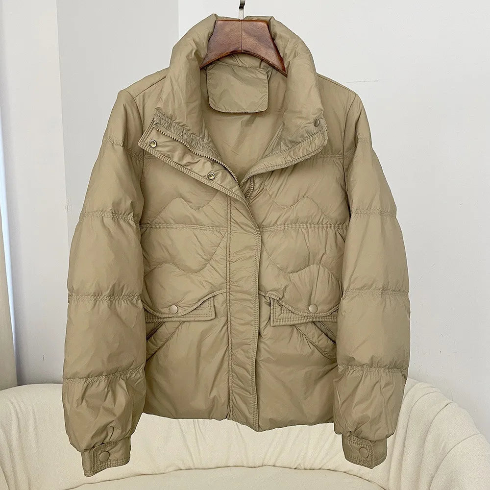 Bertine- Winterjacke mit Stehkragen für Damen