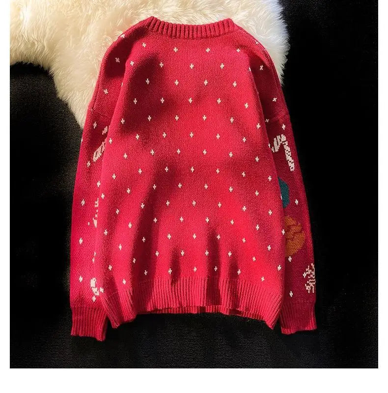Serafina- Weihnachtspullover im Vintage-Stil