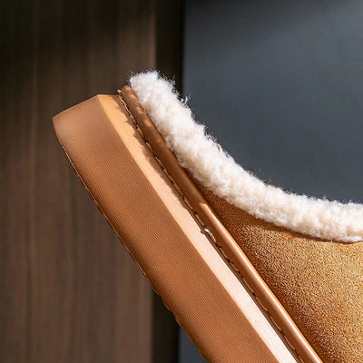 Bamboo | Sandalen mit Rutschfester Sohle und Warmem Innenfutter für Winter