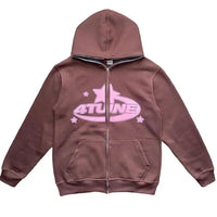 Fabian | Zip-up in Rot