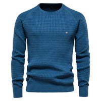 Falk | Pullover mit Karomuster in Blau