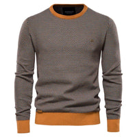 Steinmann | Herrenpullover mit Rautenmuster in Khaki