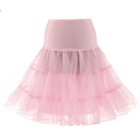 Freja - Tüll-Unterrock im Vintage-Stil für Damen in Rosa