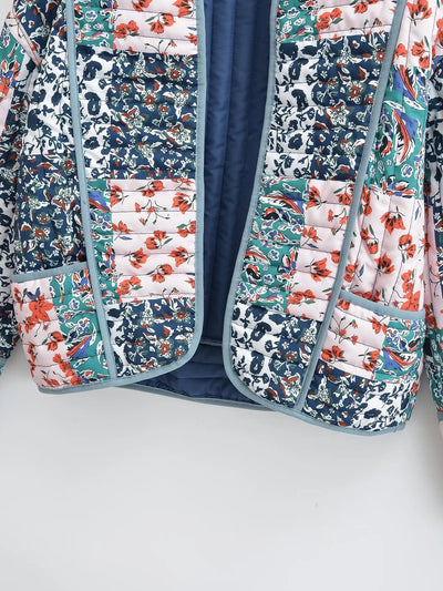 Giselo | Wintermantel mit Blumenmuster
