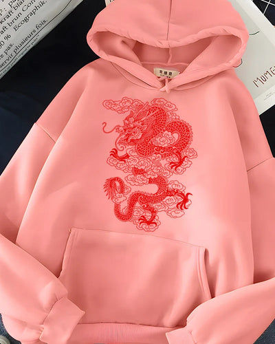 Rubika- Kapuzenpullover mit Grafikdruck für Damen