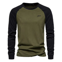 Lambert | Longsleeve mit Raglanärmeln in Grün
