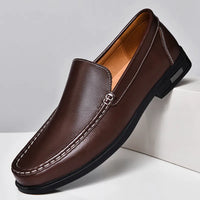Leon | Exklusive Premium Lederhalbschuhe in Braun