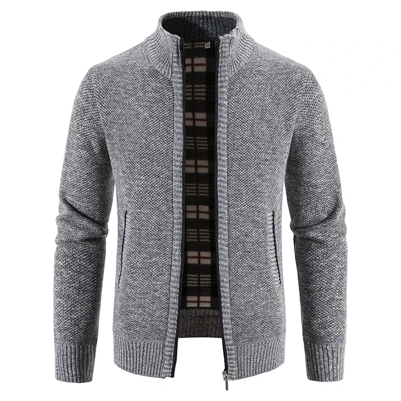 Tovi- Strickjacke mit Umlegekragen für Herren