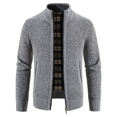 Tovi- Strickjacke mit Umlegekragen für Herren