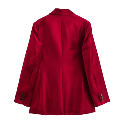 Sylvia - Anzugjacke aus Samt mit schmaler Passform für Frauen