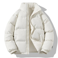Predrag – Übergroß Winter Daunen Jacke in Weiß
