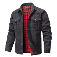 Ironwood™ Overshirt-Jacke Mit Kariertem Innenfutter in Schwarz