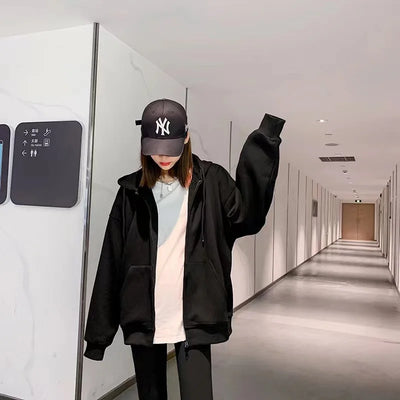 Zinni- Lockerer Kapuzenpullover für Damen
